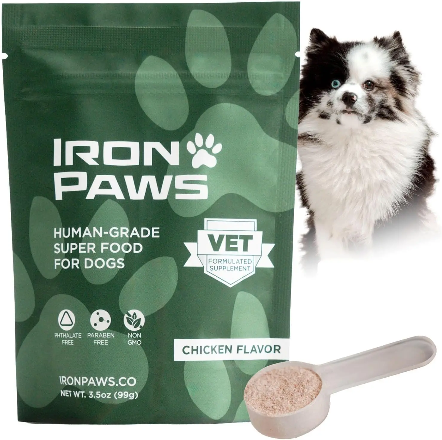 Superfood Greens Powder for Dogs Nutrient Dense Supplement for Dental Health Gut Health Hip Joint Immune Support Skin Coat Allergy Relief Natural Dog Supplement for Daily Nutrition Support