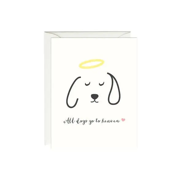 {Paula & Waffle} All Dogs Go to Heaven Card