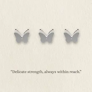 Bencross Butterfly Wall Hook Set - Metal Door Hanger Organizer for 0-5 Kg - Delicate Strength, Multi-Purpose Lift Hook