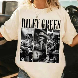 Riley Green Country Music Gift T-shirt, Concert Tour Vintage 90s Graphic Tshirt, Music Lover Shirt, Gift For Fan,Streetwear Top Menwear Comfort Colors