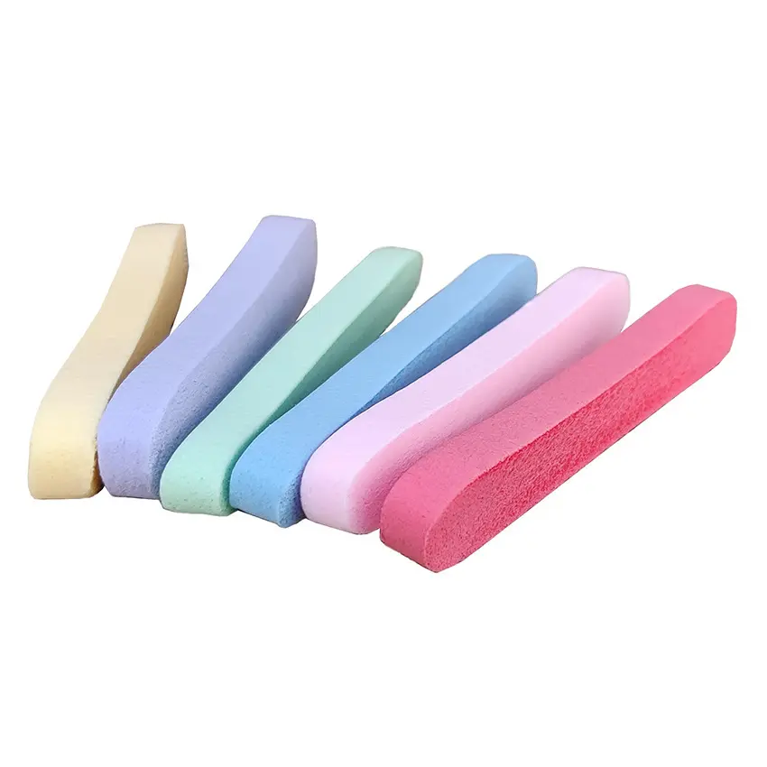 *Individually packaged *Compressed strip face wash puff seaweed powder puff makeup sponge cleansing puff makeup remover beauty products beauty egg air cushion sponge absorbent and soft