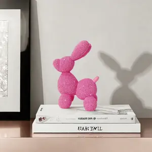 Abstract Rabbit Resin Statue, Home Decor Craft Ornament, Suitable for Family and Office, Easter Valentine Thanksgiving Gift