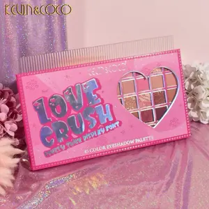 Kevin & Coco Love Crush 45 Color Face Palette - Perfect for Eyeshadow and Makeup Cosmetic Gift