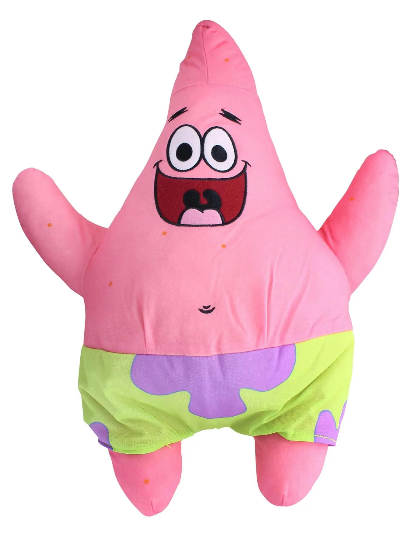 SpongeBob SquarePants 16.5 in Patrick Character Plush, Soft Cuddly Gift, Cute Stuffed Animal for Kids, SpongeBob Character Stuffed Toy, Stuffed Animal Gifts