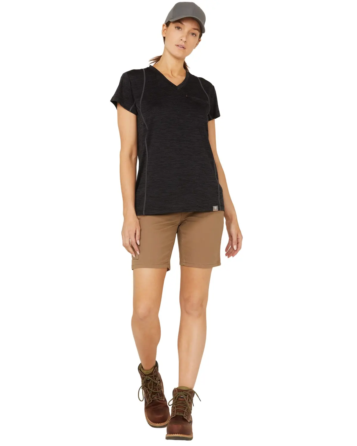 Ariat Women's Women'S Rebar Field Khaki Durastretch Made Tough Work Shorts - 10039152