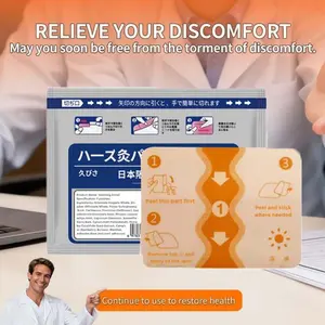 Japan Pharmaceutical Far-Infrared Warm Therapy Bone Pain Patch, 7 Patches per Bag, Used for Bone Pain Relief, Muscle Recovery, and Health Maintenance Treatment