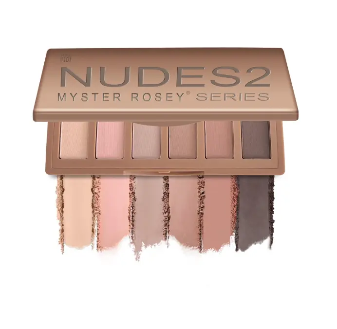 Series Mini Eyeshadow Palette, Velvety Matte&Satin Finish, 6 Nude Taupe & Brown Neutral Eye Shadows, Travel Friendly Size, Vegan, Cruelty -free