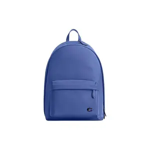 COACH Hall 29 Adjustable Zip-Top Backpack in Blueberry-Colored Full-Grain Leather for Men
