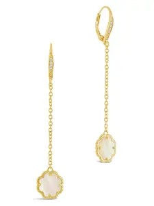 Rose Petal Long Drop Earrings Rose Petal Long Drop Earrings