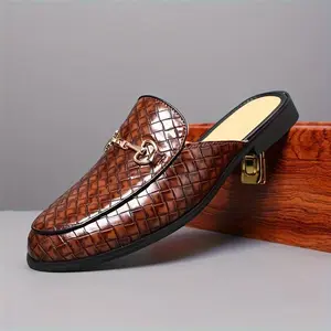 Men's casual half slipper lightweight and comfortable slipper set