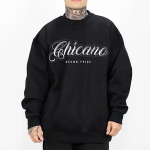 Chicano Brown Pride Clothing Mexican Clothes Lowrider Clothes Oversized Graphic Tee Medium Heavy Sweatshirt Hoodie for Men & Women Full Size S-5XL 0101 Unisex Loose Fit