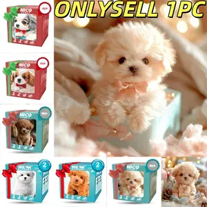 New Cute Plush Robot Puppy Fun Interactive Walking Simulated Puppy Barking Tail Wagging Puppy Plush Toy Chilren(Without Battery)