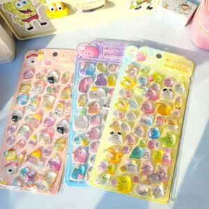 1PC soft and cute cartoon 3D sticker made from eco-friendly materials. Its fresh and sweet style is perfect for DIY phone case decoration. You can also stick it on water bottles, toys, refrigerators, and phones.