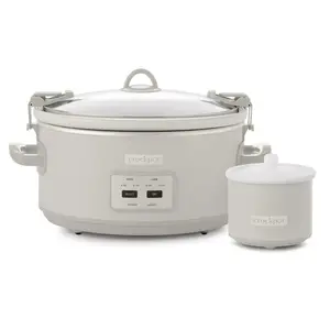 Crock-Pot® 7-Quart Cook & Carry® Slow Cooker, Mushroom
