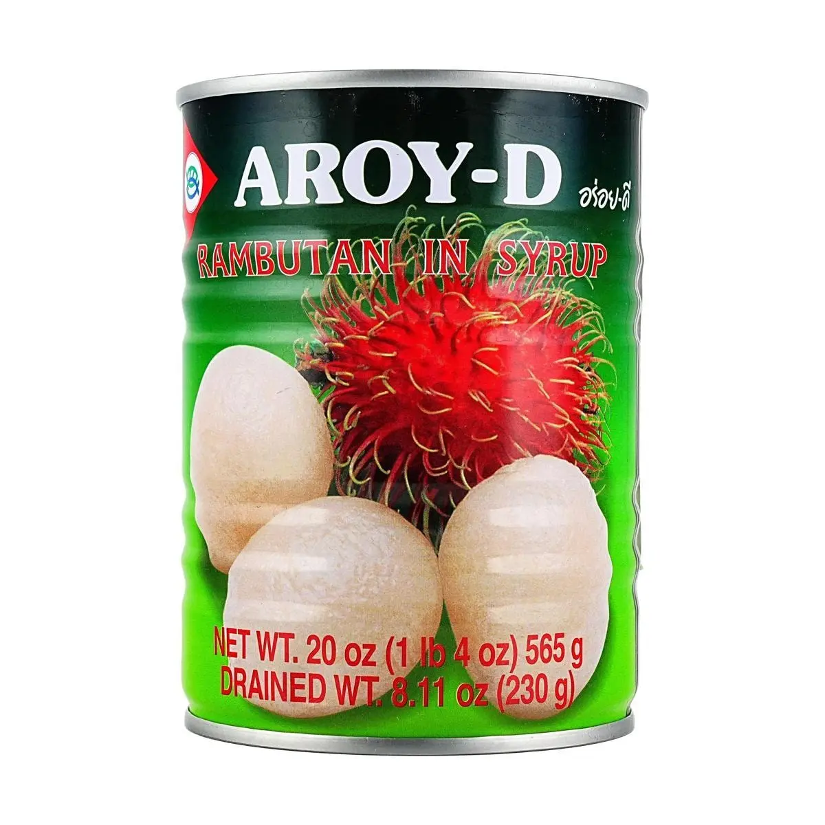 Aroy-D Rambutan in Syrup Canned Tropical Fruit 565g - Sweet, Refreshing Lychee Alternative for Desserts, Fruit Salads, Bubble Tea Toppings Aroy-D Rambutan in Syrup Canned Tropical Fruit 565g - Sweet, Refreshing Lychee Alternative for Desserts, Fruit Salads, Bubble Tea Toppings
