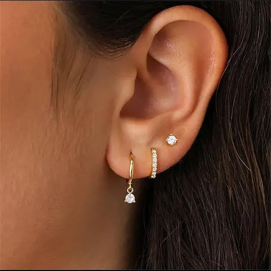 Style 1 Gold 3 Piece Set