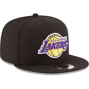 New Era NBA Los Angeles Lakers Black 9FIFTY Snapback Cap