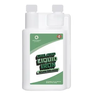 Opulent Blends Chelated Liquid Iron (32 fl. oz.) - Liquid Chelated Iron for Lawns, Trees, and Shrubs - 6.5% Iron - EDTA Free - Made in The U.S.A.