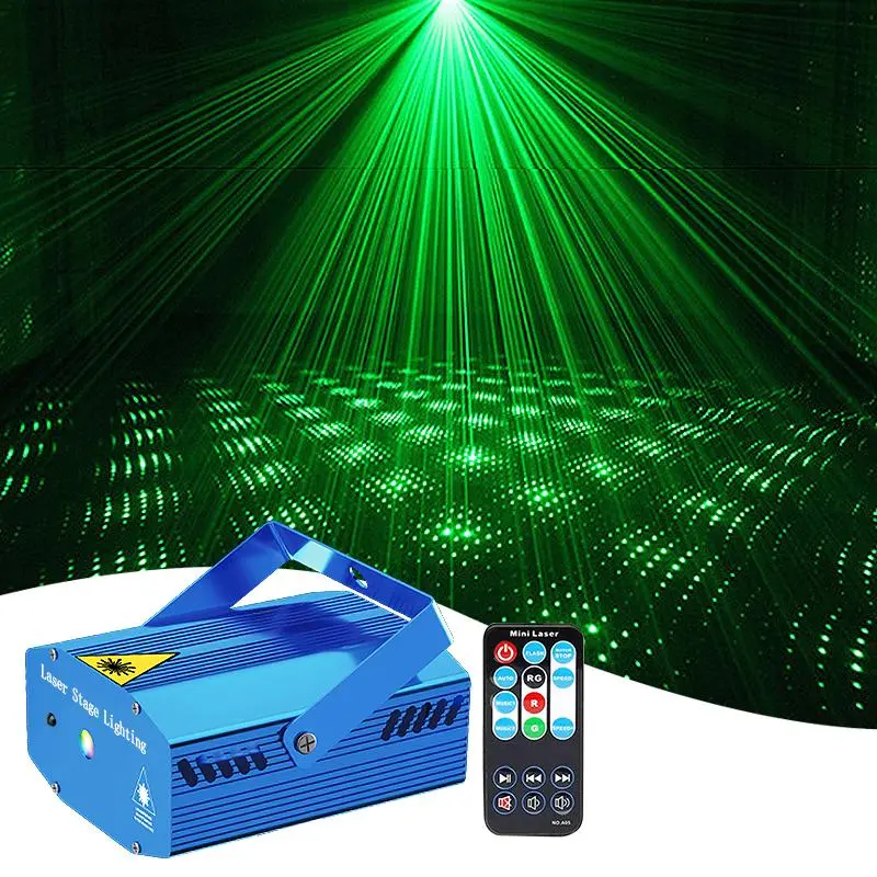 Mini Aluminum Alloy Laser Beam Lamp, Voice-Controlled Decorative Piece with Vibrant Projection Patterns, Ambiance Lights for Bar Disco DJ Club Diwali, Light-Up Novelty Lighting Starry Sky Gift,summerwins