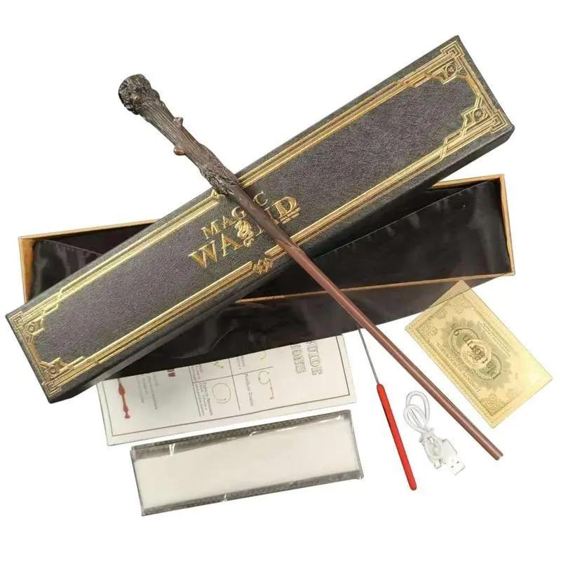 Magic wand, real magic wand, amazing effect reproduction, Halloween role play, tools, stick costume, role play party Dumbledore Props