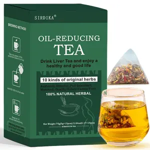 Oil Reducing Tea - 10 Herbal with Excellent Formula Oil Cleansing Tea Oil-Reducing Herbal Tea-15 Bags Beverage