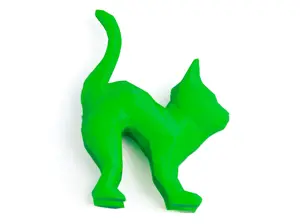 3D-Printed Cat figurine