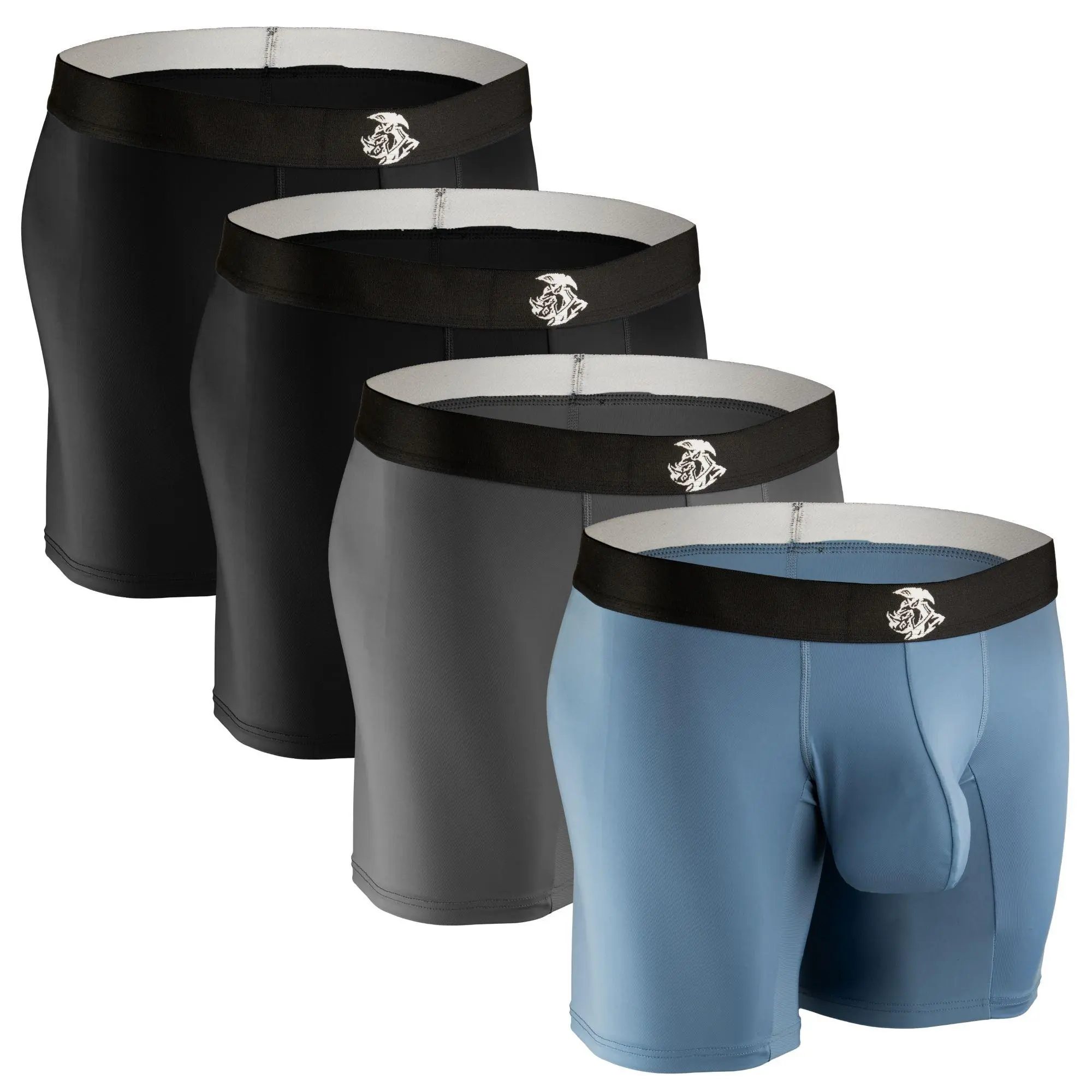 4 Pack (2 Black, 1 Gray, 1 Blue)