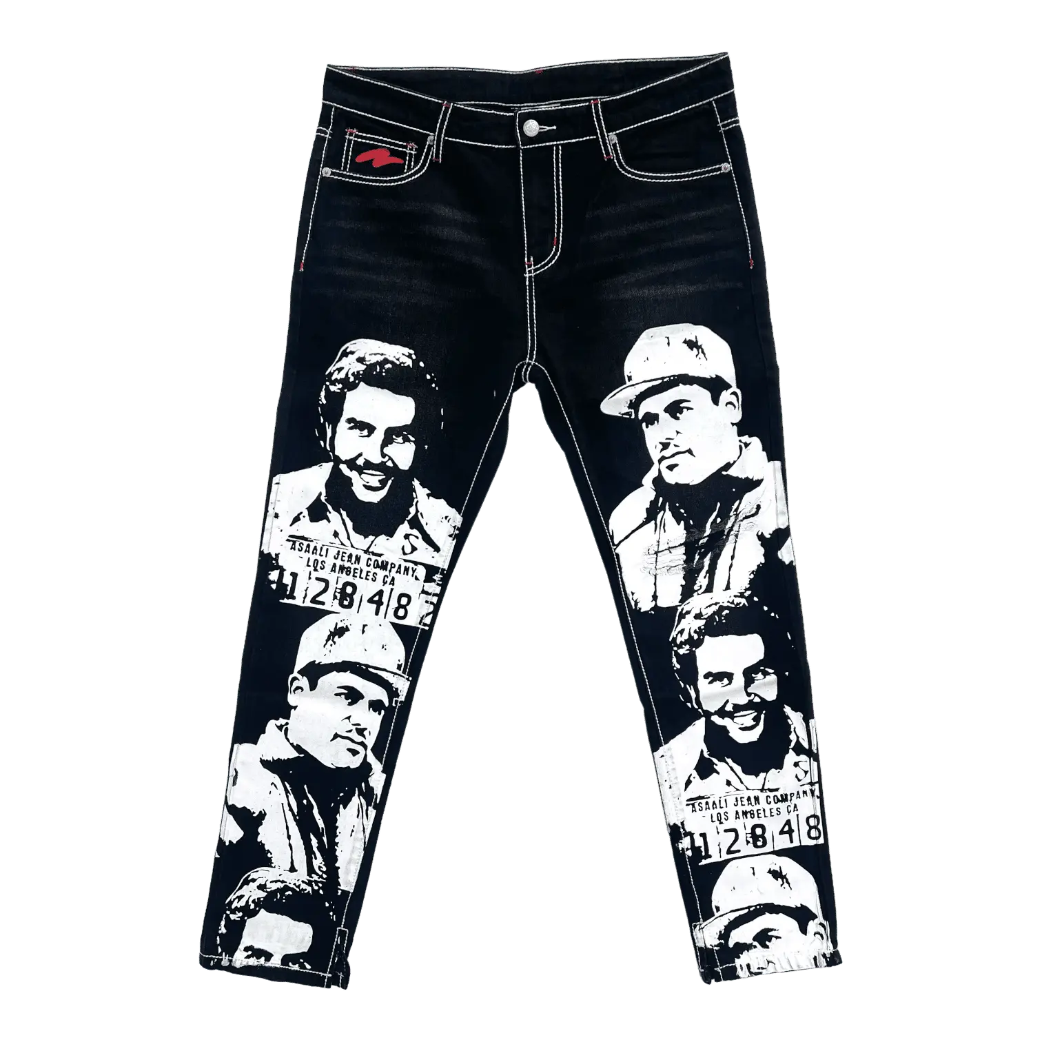 OG Black Cartel Denim Red