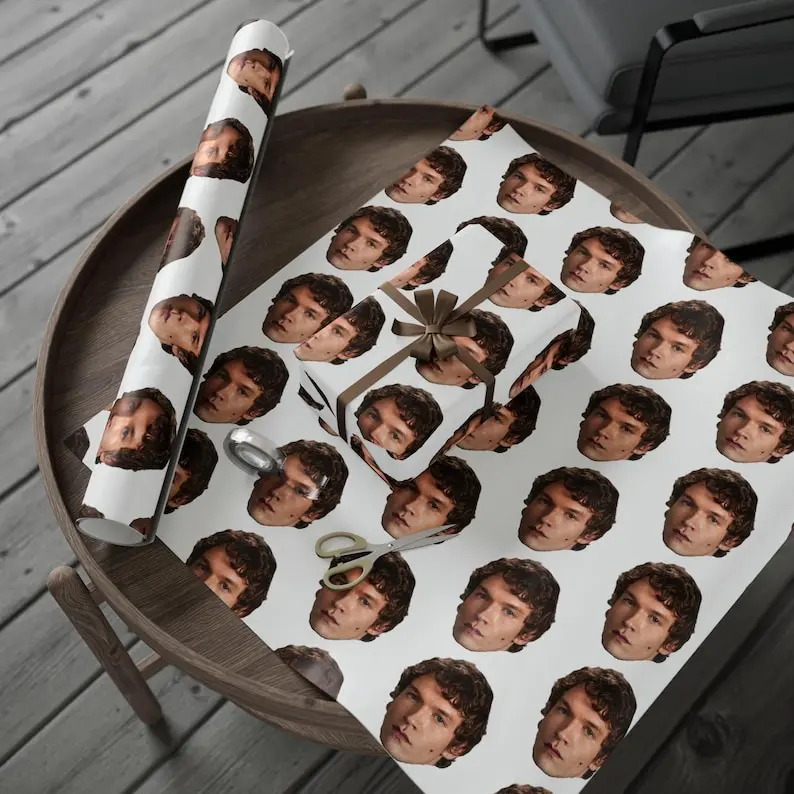 Heated Rivalry Gift Wrapping Paper, Hollanov Gift Wrapping Paper, Shane Hollander Gift Wrapping Paper, Ilya Rozanov Gift Wrapping Paper
