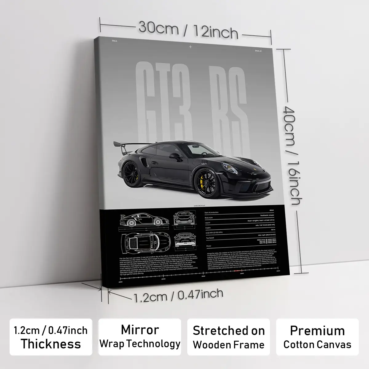 12X16inch(Framed)-A1