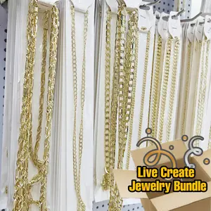 * Live Only * Jewelry Choose Your Live Bundle 14k Jewelry High Quality Hypoallergenic No Fade Chain Pendant Earrings Rings