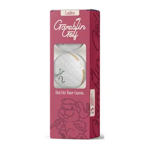 Women’s $1/$2 Gamblin’ Golf Betting Balls – Single Sleeve (3 Pack)