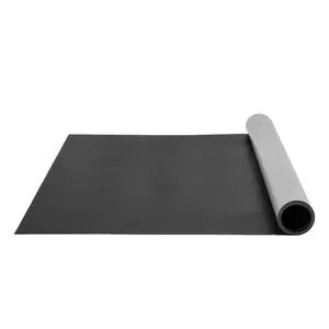 Gym Flooring Set 6.6' x 3' PVC Yoga Fitness Equipment Mat for Pilates On-Site