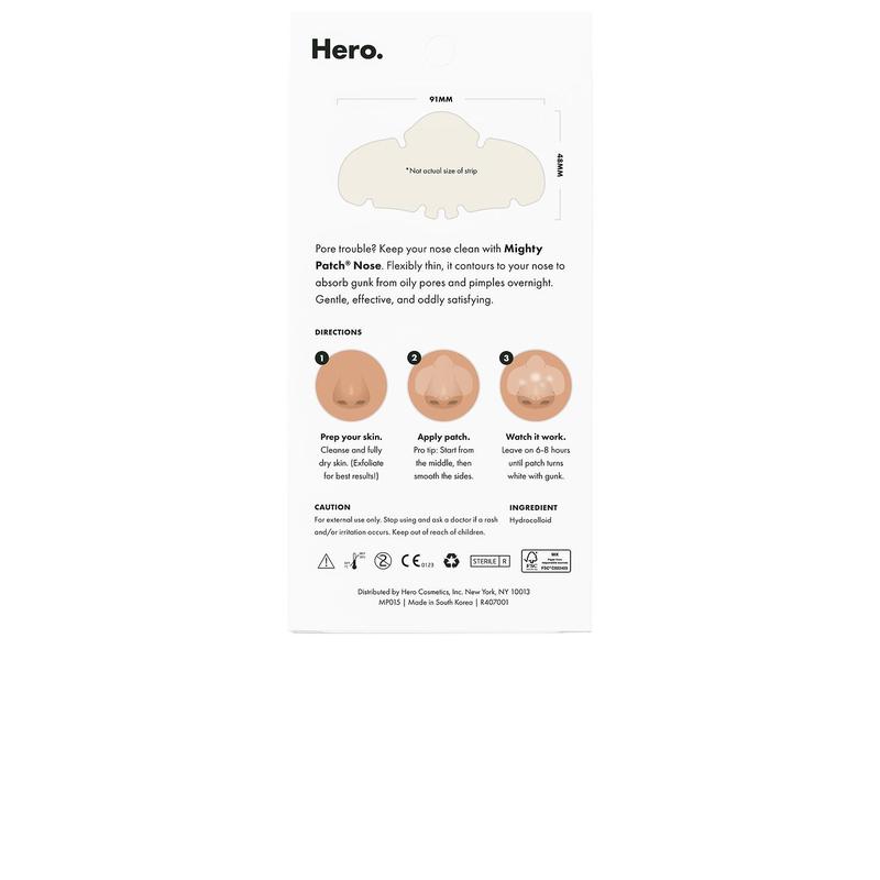 Hero Cosmetics Mighty Patch Nose Strips 10 Count