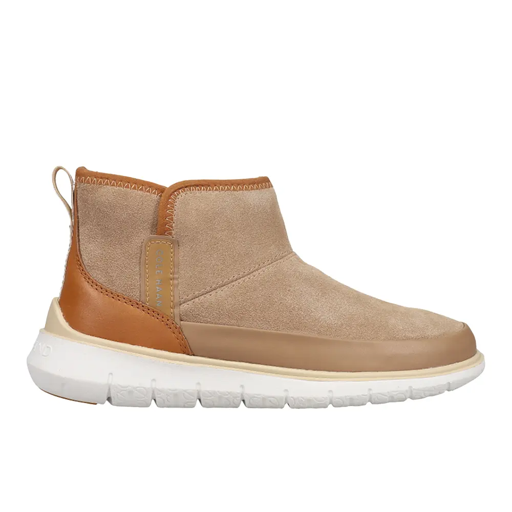 Cole Haan Womens Generation Zerogrand Pull On Round Toe Casual Boots Ankle Low Heel 1-2" - Beige
