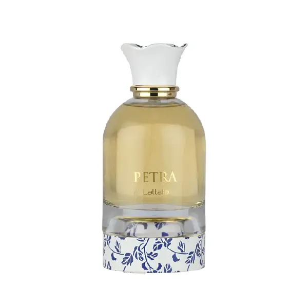 Lattafa Petra W EDP - 3.4 fl oz (3-3.9 fl oz Range), 30ml Bottle Liquid, Citrus-Floral Vanilla-Musk Long-Lasting Unisex Elegant Versatile Fragrance for Evening Occasions, Well-Balanced Composition, Transitions Effortlessly, Yes