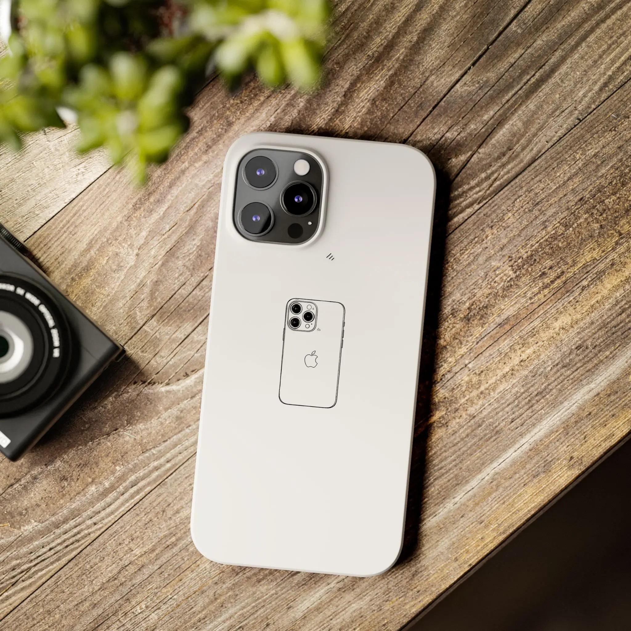 Mini Phone Case | Slim Phone Case, Minimal Sketch Camera Design
