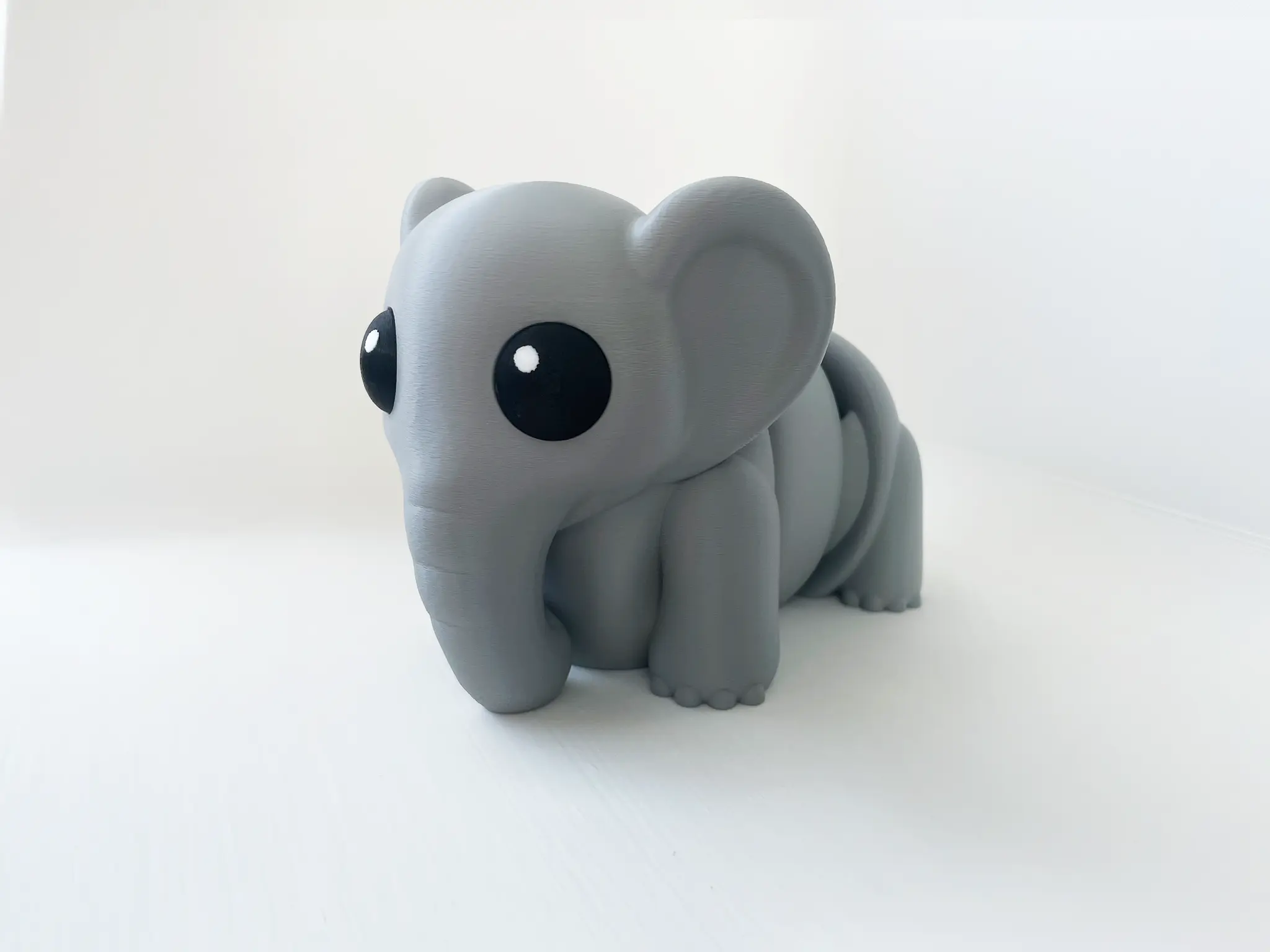 Benny's Chunky Elephant Fidget Toy- - High-Quality 3D Printed Articulated Elephant Buddy for Tabletop Tactile Play & Stress Relief
