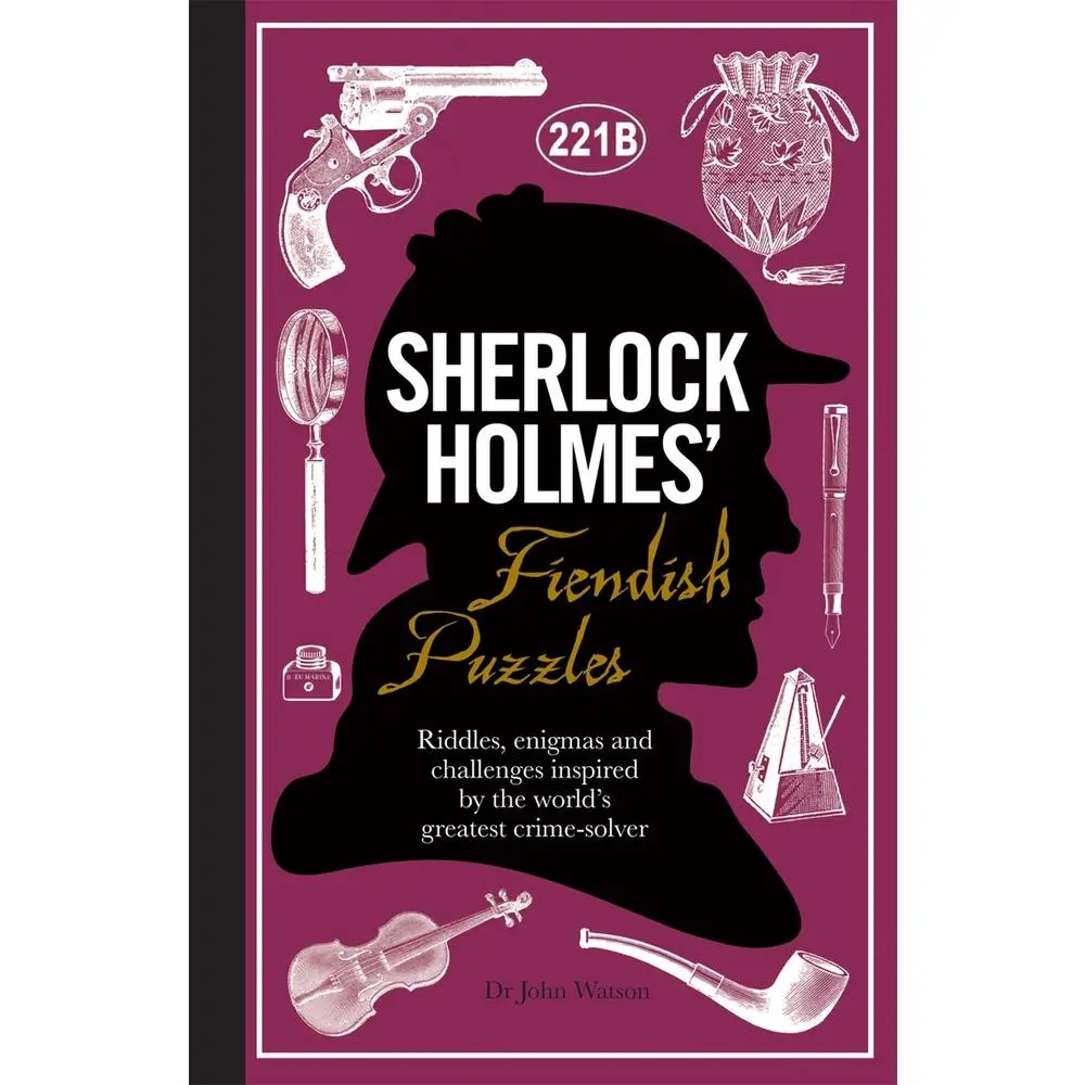 USED-Sherlock Holmes' Fiendish Puzzles: Riddles, Enigmas and Challenges by Dedopulos, Tim (Hardcover)