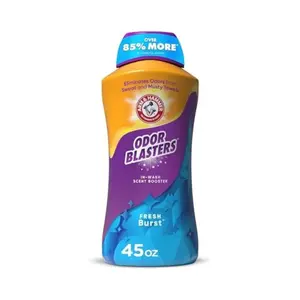 ARM & HAMMER Odor Blasters In-Wash Scent Booster, Laundry Scent Booster Fresh Burst Scent, 45 Oz