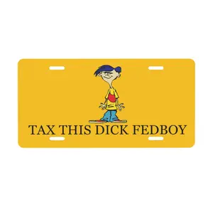Tax This License Plate Funny Rolf Car Gift