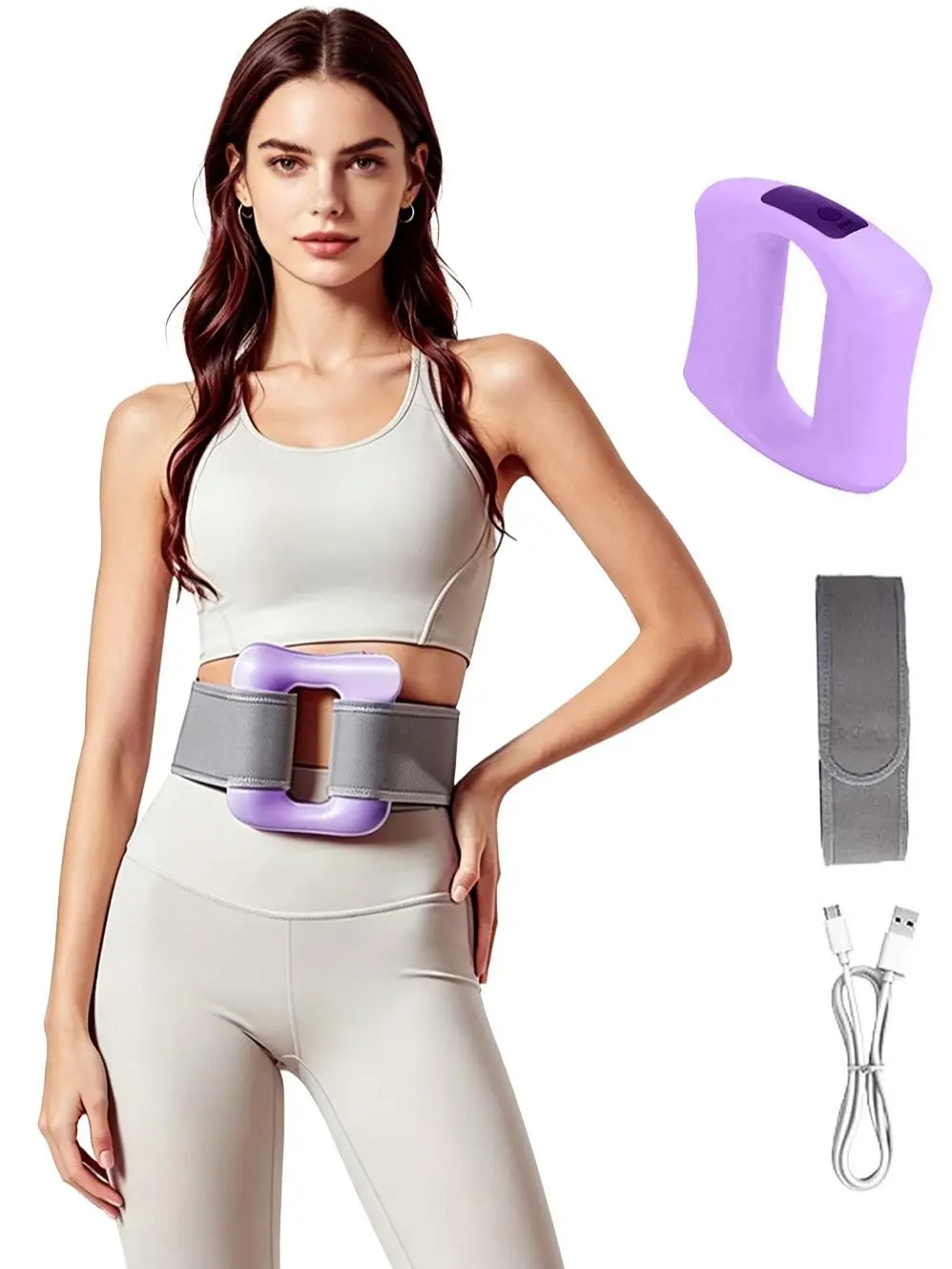 Deep Tissue Muscle Massage Ring: Ergonomic Handheld Design, Lightweight Portable, USB-C Rechargeable, Muscle Soreness Relief for Athletes and Everyone, Ideal Practical Gift