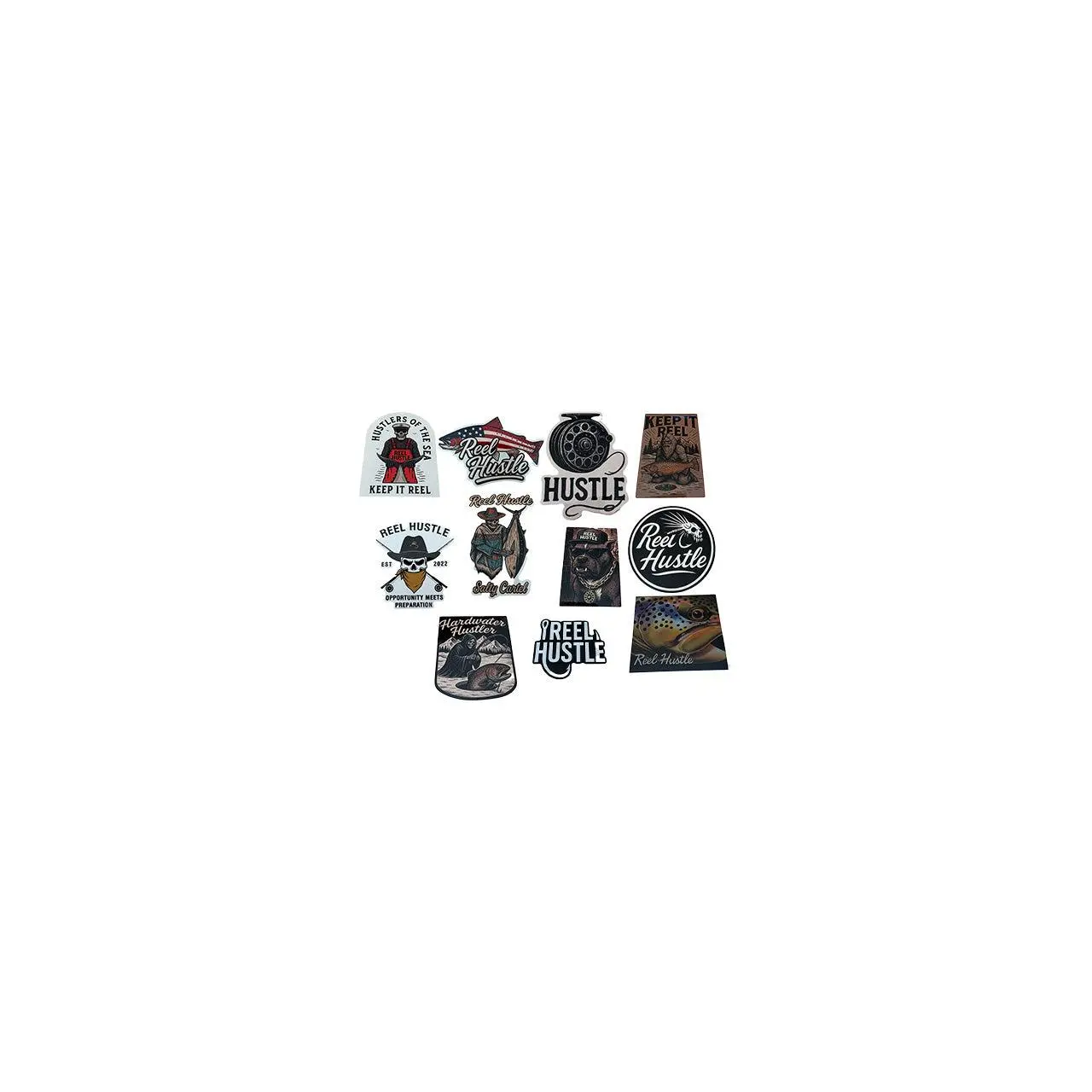Reel Hustle Sticker Bundle Reel Hustle Sticker Bundle