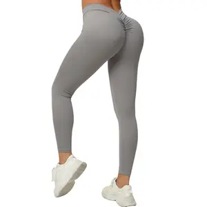 Seamless Cloud Feeling High Waist Butt Lift Yoga Tight Leggings Scrunch Butt