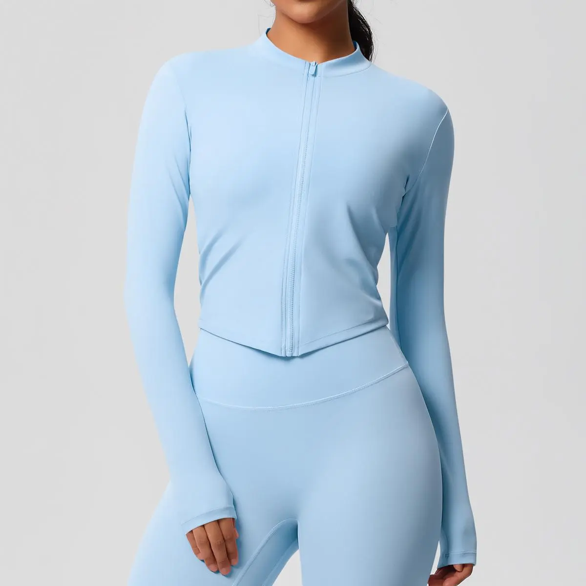 Women's 2-Piece Ultra-Soft Fabric Zip-Up Sports Set - Female Buttery Soft, Super Stretchy Activewear with Padded Support, Second Skin Fit for Gym, Yoga (Women's Workout Sets) tracksuit tracksuits