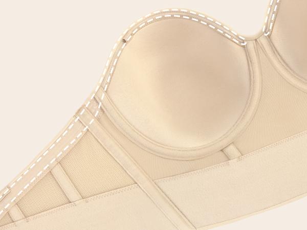 HSIA Seamless Iris Longline Strapless Bra for Plus Size Women - Longline Corset Adjustable Anti-Slip Support Corset Bustier Bandeau for Large Busts, Hand Wash Only, Smooth Plus Size Fashion Womenswear HSIA Seamless Iris Longline Strapless Bra for Plus Size Women - Longline Corset Adjustable Anti-Slip Support Corset Bustier Bandeau for Large Busts, Hand Wash Only, Smooth Plus Size Fashion Womenswear