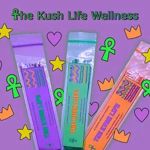 The Kush Life Ritual Incense - Wellness Collection with Purple Lavender, Green Eucalyptus, and Orange Frankincense Aromas.