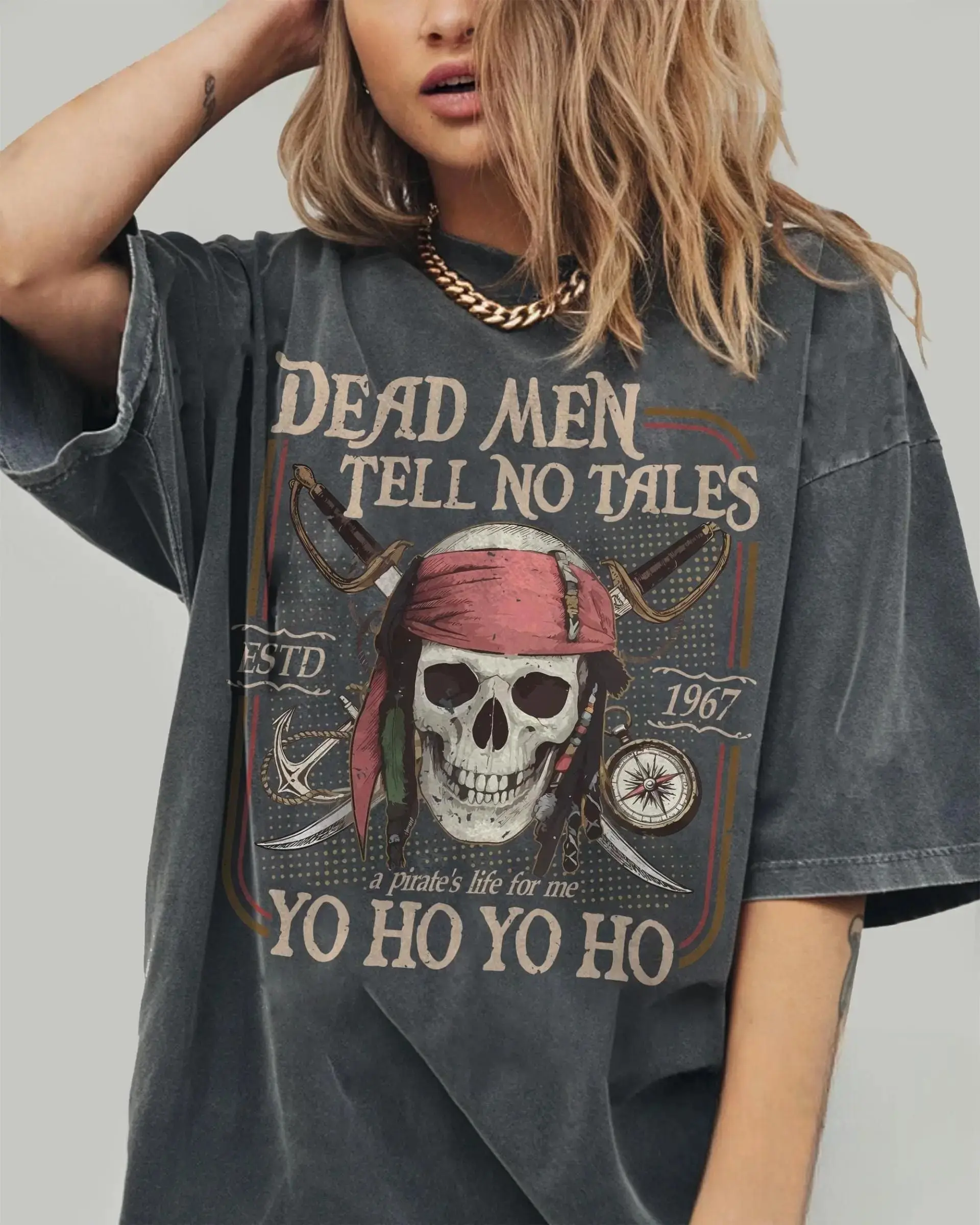 Retro Pirates Of The Caribbean Dead Men Tell No Tales Shirt, WDW A Pirate's Life For Me Yo Ho Yo Ho Shirt, WDW 2026 Family Tee