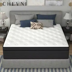 CHEVNI 10-14 Inch Queen Size Mattress Twin/Full/Queen/King Mattresses Hybrid Pocket Springs Memory Foam Medium-firm Soft Compressed box Sleep Comfy Bed