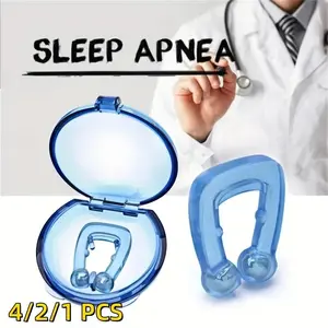 1/2/4pcs Anti Snoring Devices, Snoring Solution, Magnetic Nose Clips, Improve Sleep